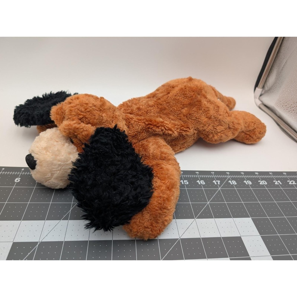 Gund Marvel Dog Plush Puppy Brown Black Flat 5335 16 Inch Long‎ Stuffed Animal